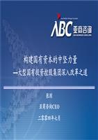 构建国有资本的中坚力量-大型国有投资控股集团深入改革之道.ppt