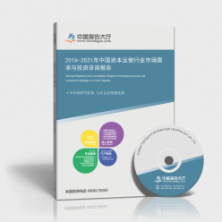 2016-2021年中国资本运营行业市场需求与投资咨询报告 资本投资咨询的演进与前瞻